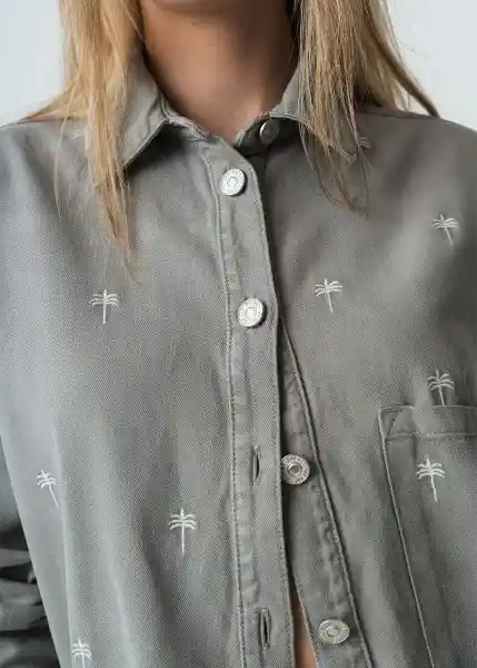 Chaqueta Mujer Nana Verde Calma Medio Talla S 422G377 Naf Naf