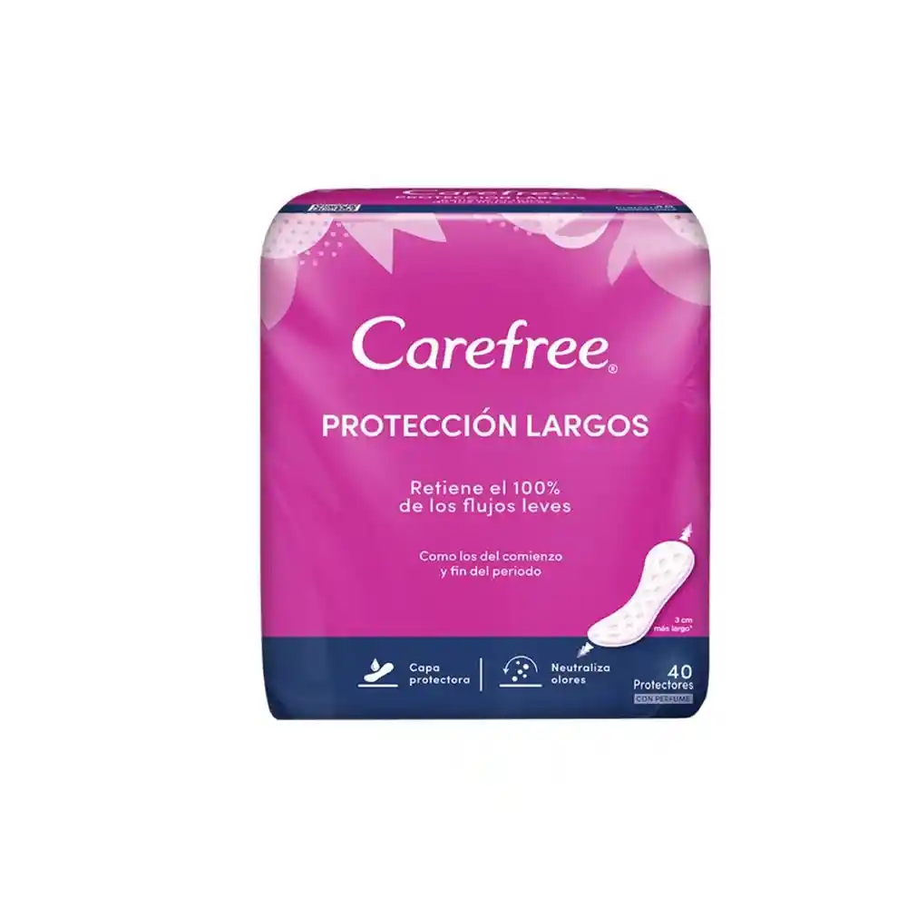 Protectores CAREFREE Protección Largos 40 UND