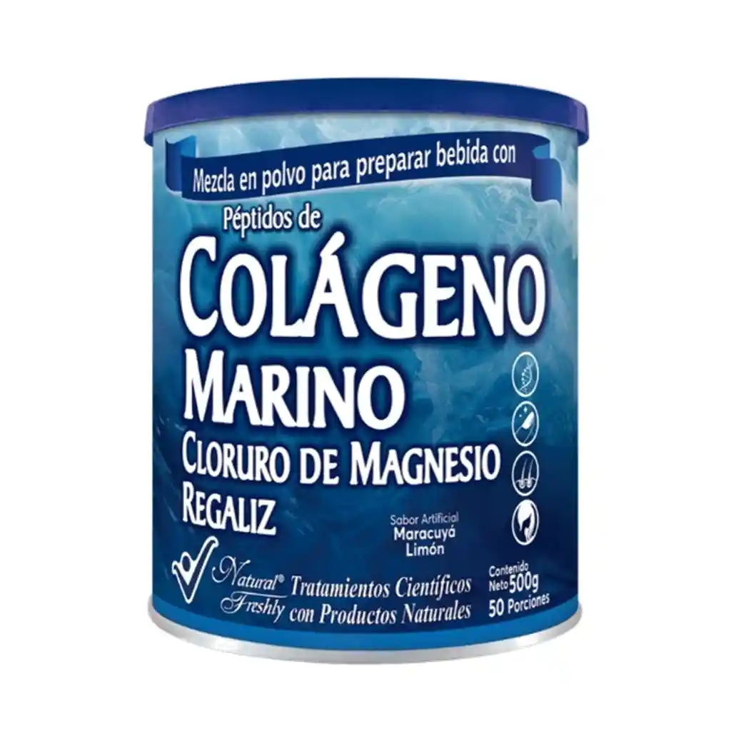 Colageno Marino Cloruro de Magnesio Regaliz Maracuya - Limon +++
