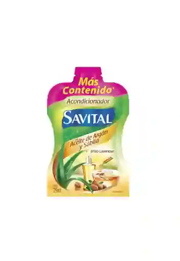 Savital Acondicionador con Aceite de Argán y Sábila Sobre
