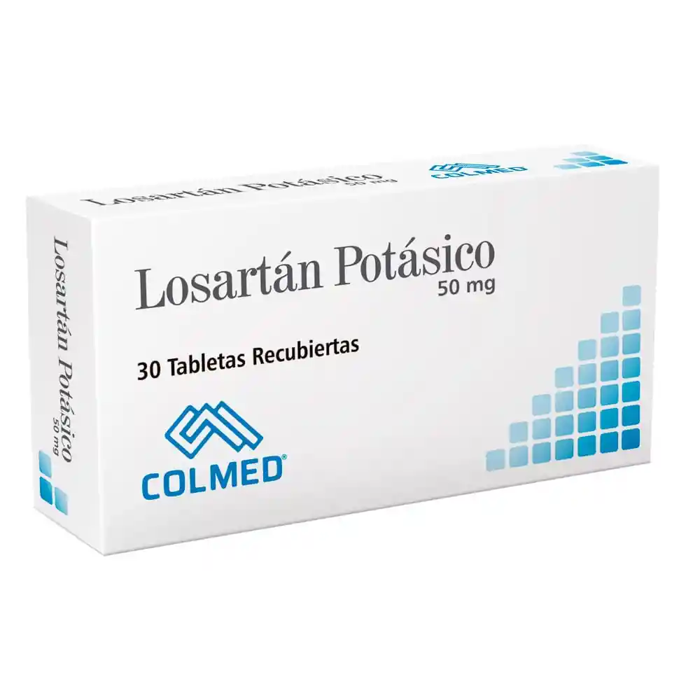 Losartan Potasico Colmed Tabletas Recubiertas