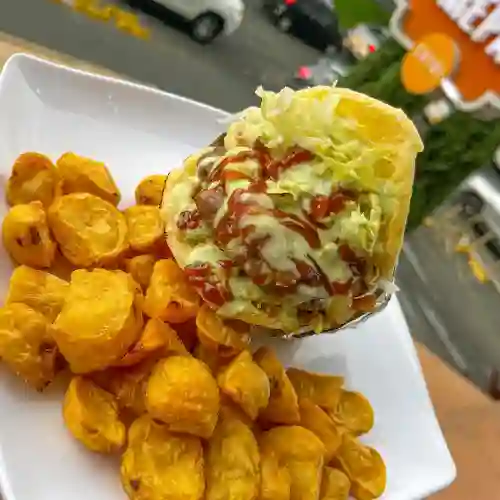Arepa Burger de la Casa