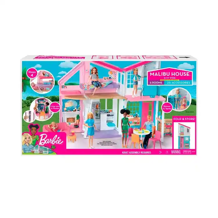 Barbie Set de Juego Casa Malibú