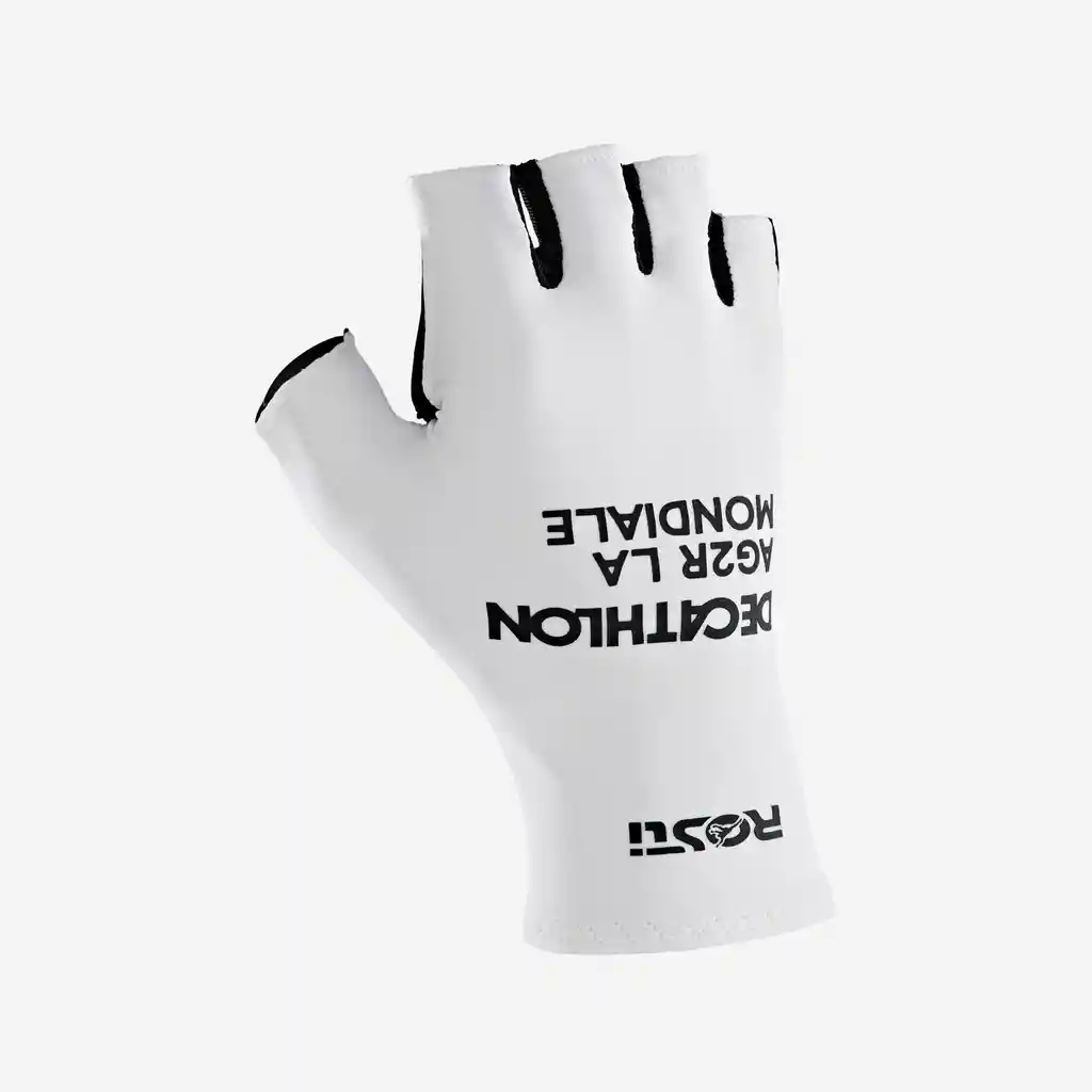 Guantesciclismo de Ruta Van Rysel Réplica Decathlon Ag2r La Mondiale Blanco