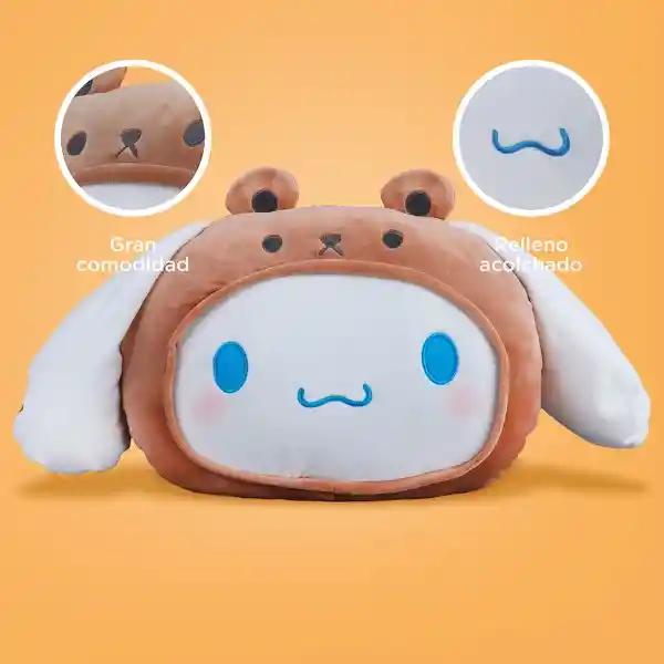 Cojín Con Forma de Cabeza Cinnamoroll Serie Sanrio Miniso