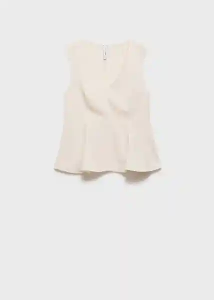 Top Pep Crudo T. L Mujer Mango