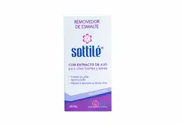 Sottilé Removedor De Esmalte Con Extracto De Ajo