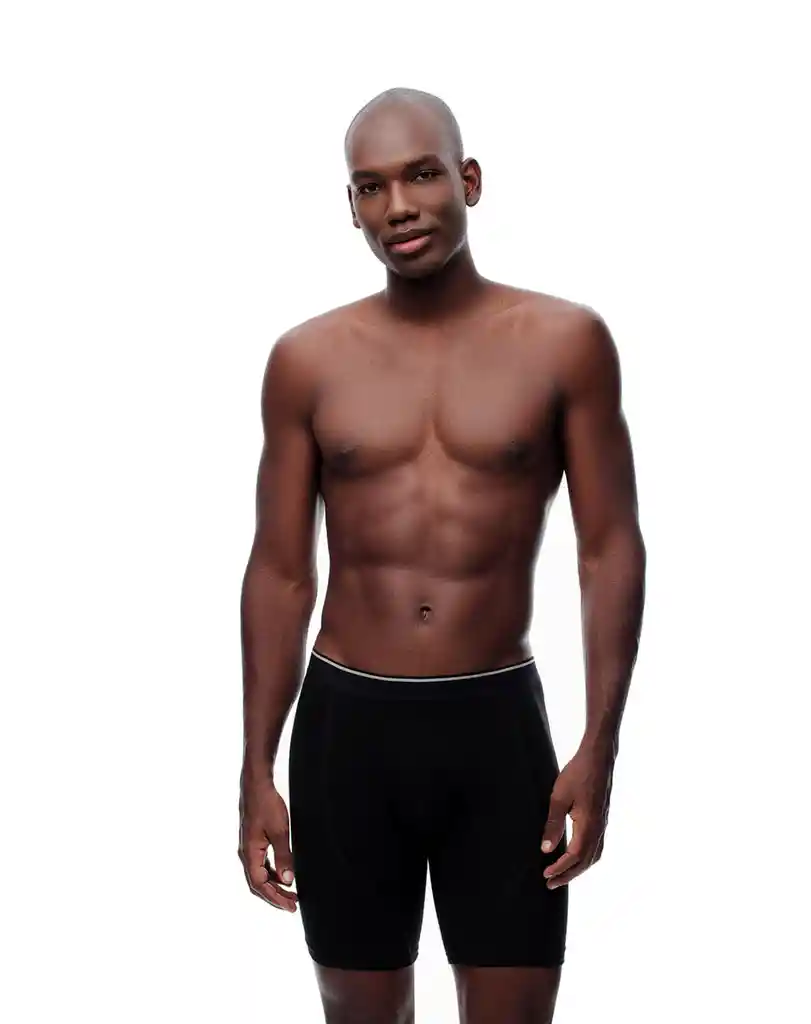Bóxer Largo Fit Ajustado en Algodón Masculino Fepap X3 Gef