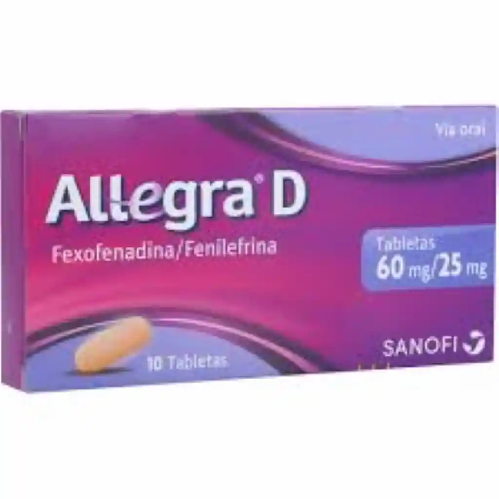 Allegra D 60+25 Mg Tab Caj X 10
