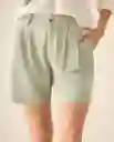 Bermuda Short Verde Hibernal Claro Talla 10 653G001 Esprit