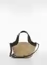 Bolso P Loop Negro Talla 99 Mujer Mango