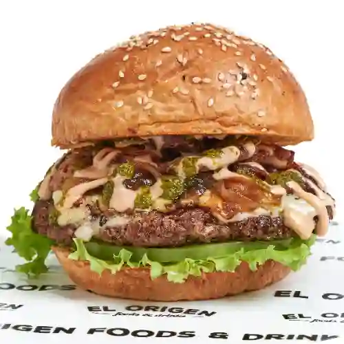 Hamburguesa al chorizo