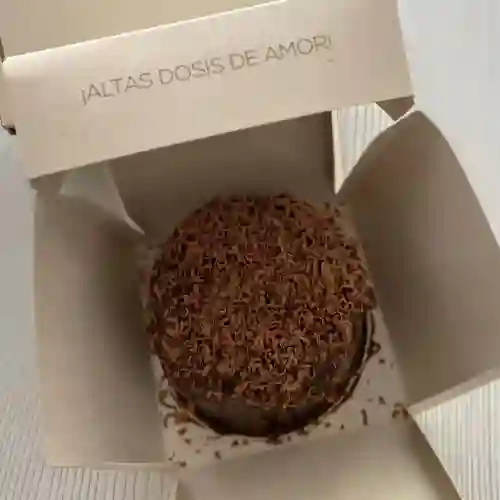 Torta de Vainilla con Chocolate Personal