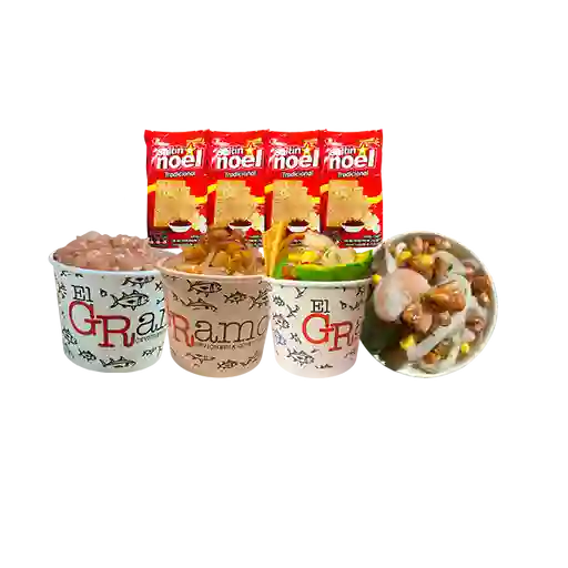 Promo cuatro ceviches medianos
