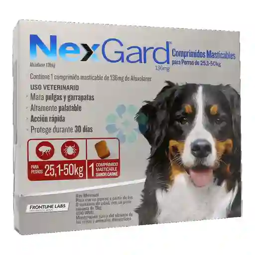 Nexgard Antipulgas y Garrapatas para Perro 
