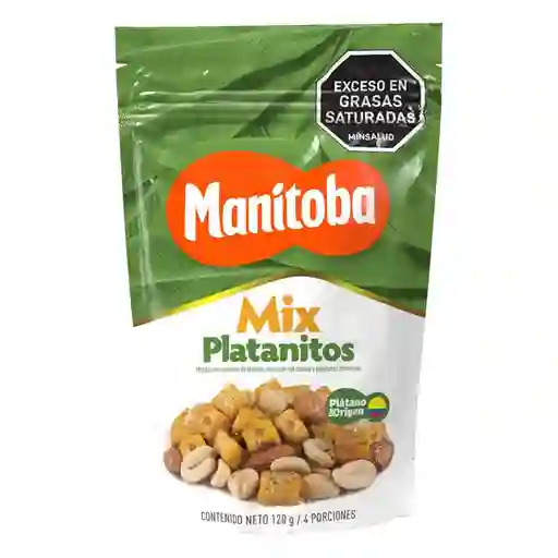 Manitoba Mix Platanitos con Maní y Almendra