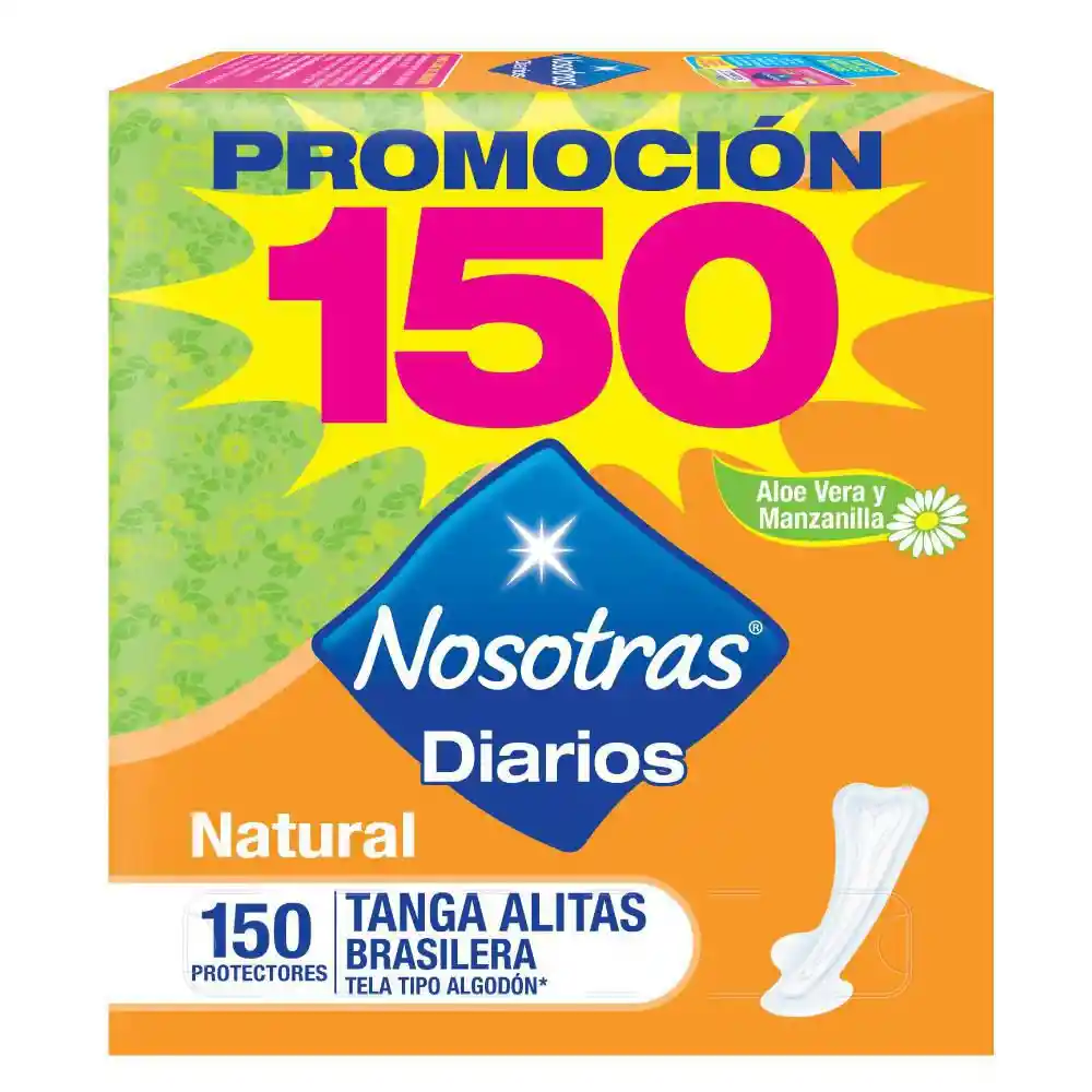 Nosotras Protectores Diarios Tanga Natural