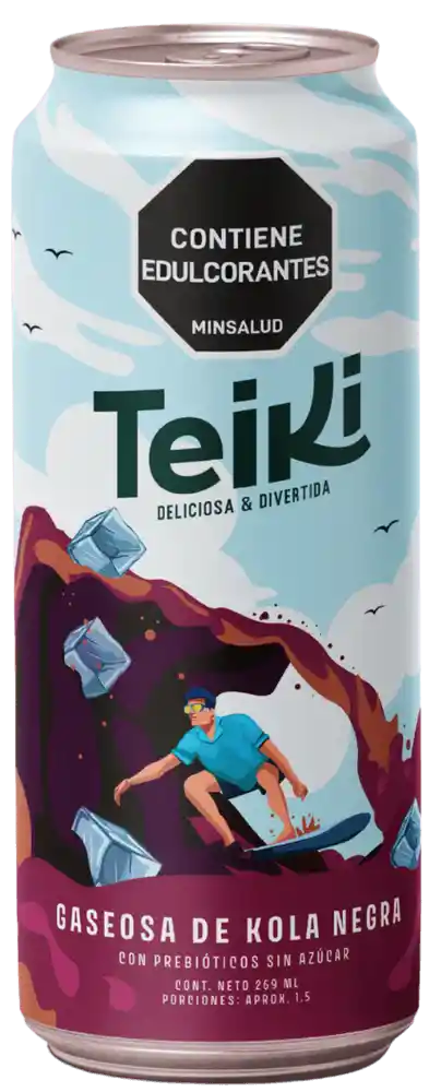 Teiki Gaseosa de Kola Negra