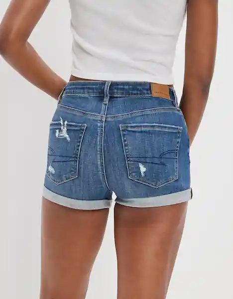 Short Mujer Azul Talla 4 400381243841 American Eagle