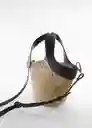 Bolso P Loop Negro Talla 99 Mujer Mango