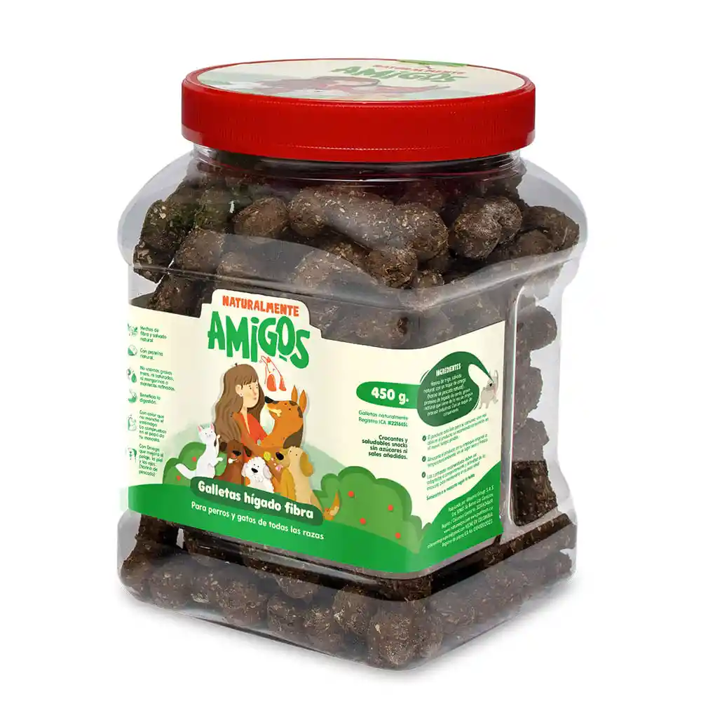 Galletas de Higado y Fibra Natural