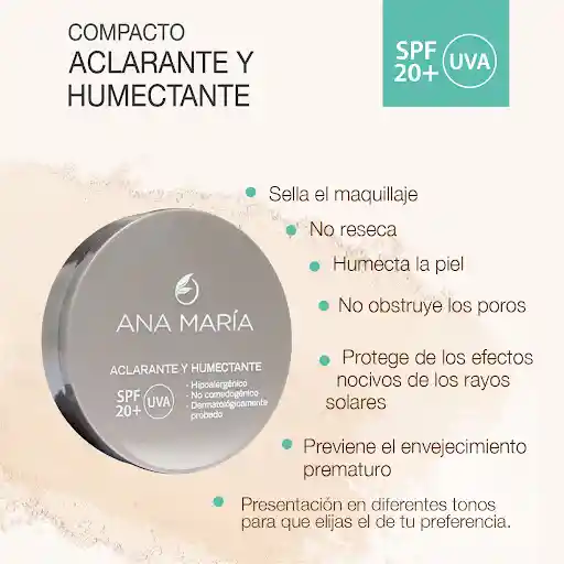 Kaloe Polvo Compacto Control Imperfecciones SPF 12 Almendra