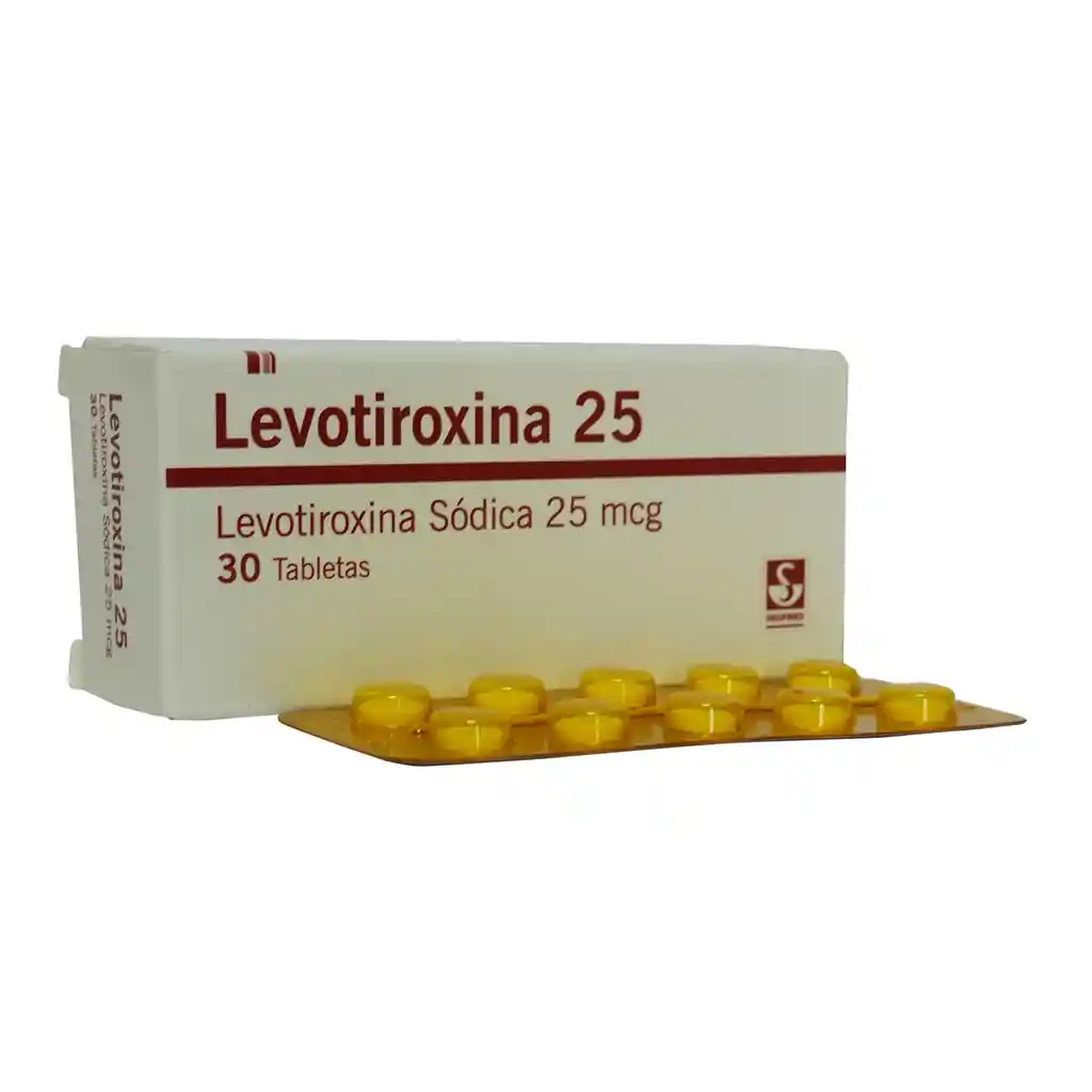Levotiroxina 25 Mcg