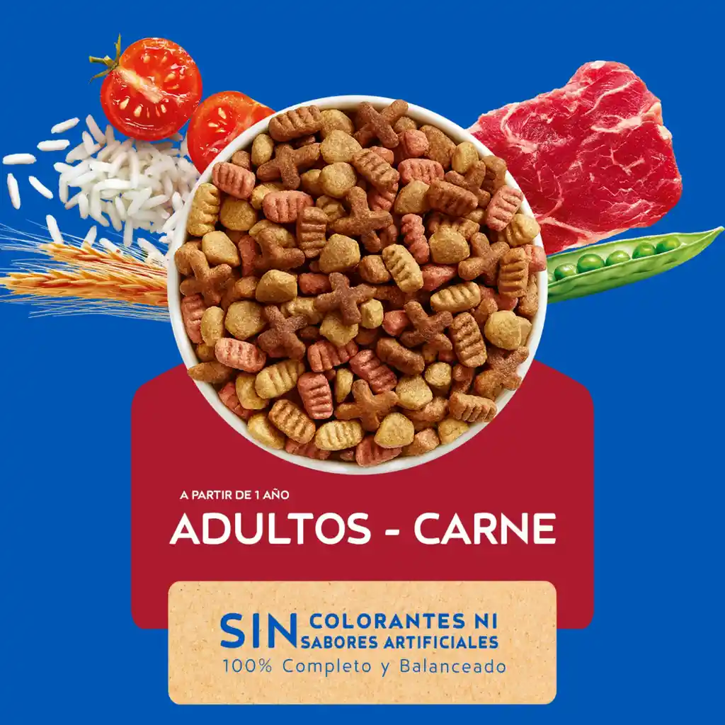 Comida para gatos Purina Cat Chow adulto carne x 1,5kg