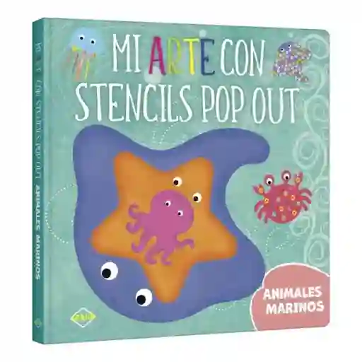 Mi Arte Con Stencils Pop Out. Animales Marinos