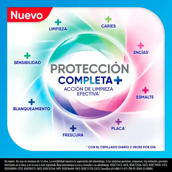 CREMA DENTAL PROTECCION COMPLETA 90G