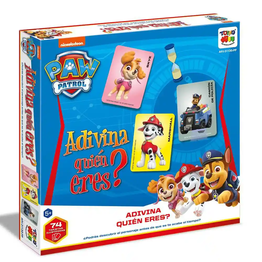 Adivina Quien Eres? Paw Patrol Toyng
