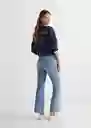 Jean Flare Cut Tejano Medio Talla 20 Teen Niñas Mango