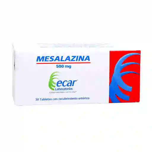 Mesalazina 500 Mg Tableta Con Recubrimiento Enterico Er-