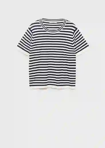 Jersey Arca Navy Talla M Mujer Mango
