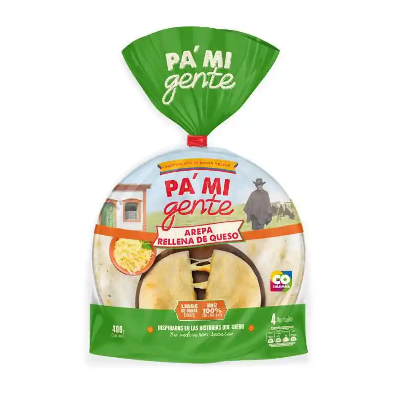 Pa' mi Gente Arepa Rellena de Queso