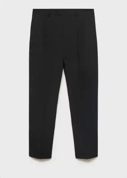 Pantalón Boston Negro Talla 42 Hombre Mango