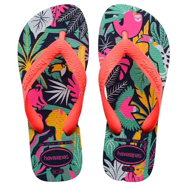 Sandalias Kids Top Fashion Marino Talla 32 4144319 Havaianas