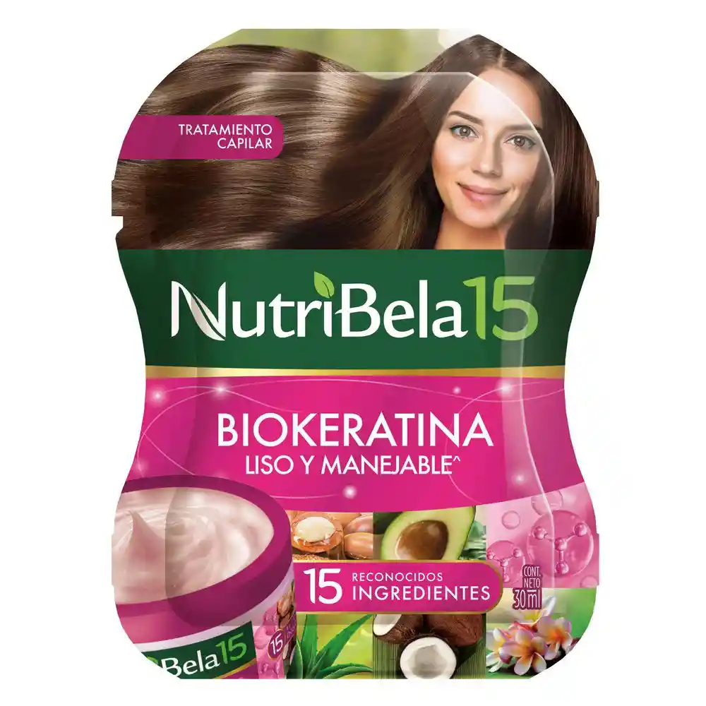 Tratamiento Nutribela Capilar Biokeratina (30 Ml)