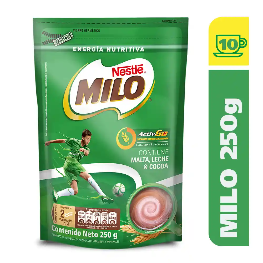 Bebida en polvo MILO x 250g