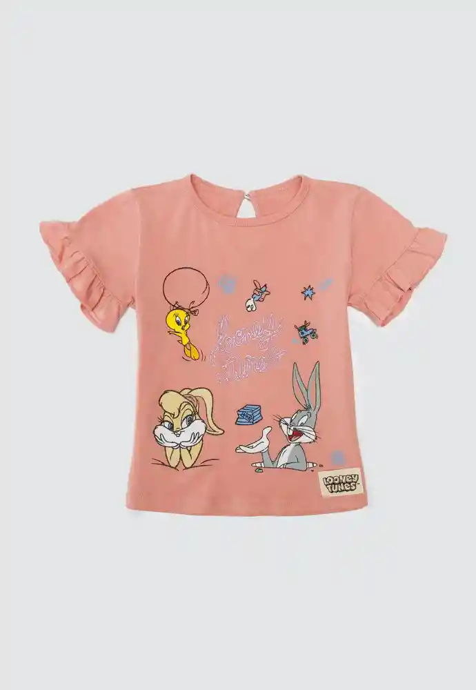 Camiseta Manga Corta 2t-mandarina
