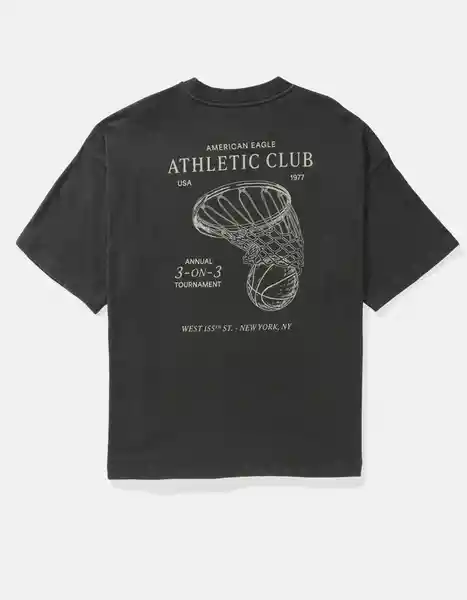 Camiseta Hombre Gris Talla Medium 4684023 American Eagle