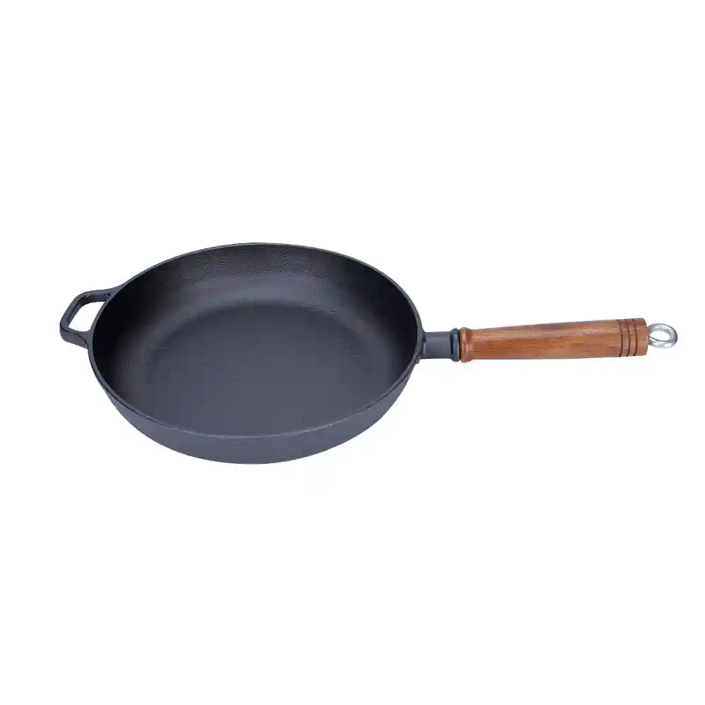 Sartén La Hacienda Hierro Fundido Mango Acacia