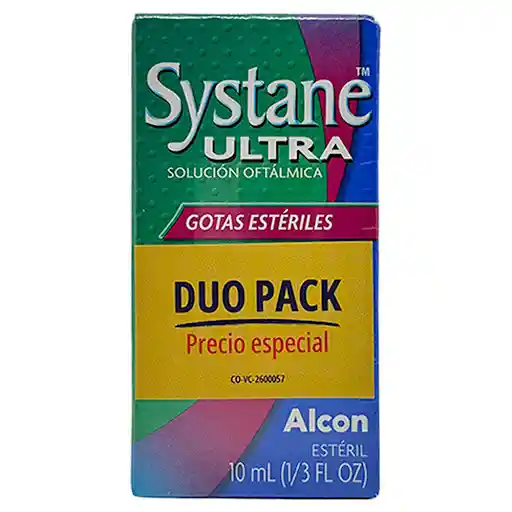 Systane Ultra Polietilenglicol + Propilenglicol Duo Pack Cada Fraco