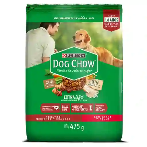 Comida para perro Dog Chow Adulto medianos y grandes x 475 gr