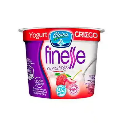 Finesse Yogurt Griego Frutos Rojos 