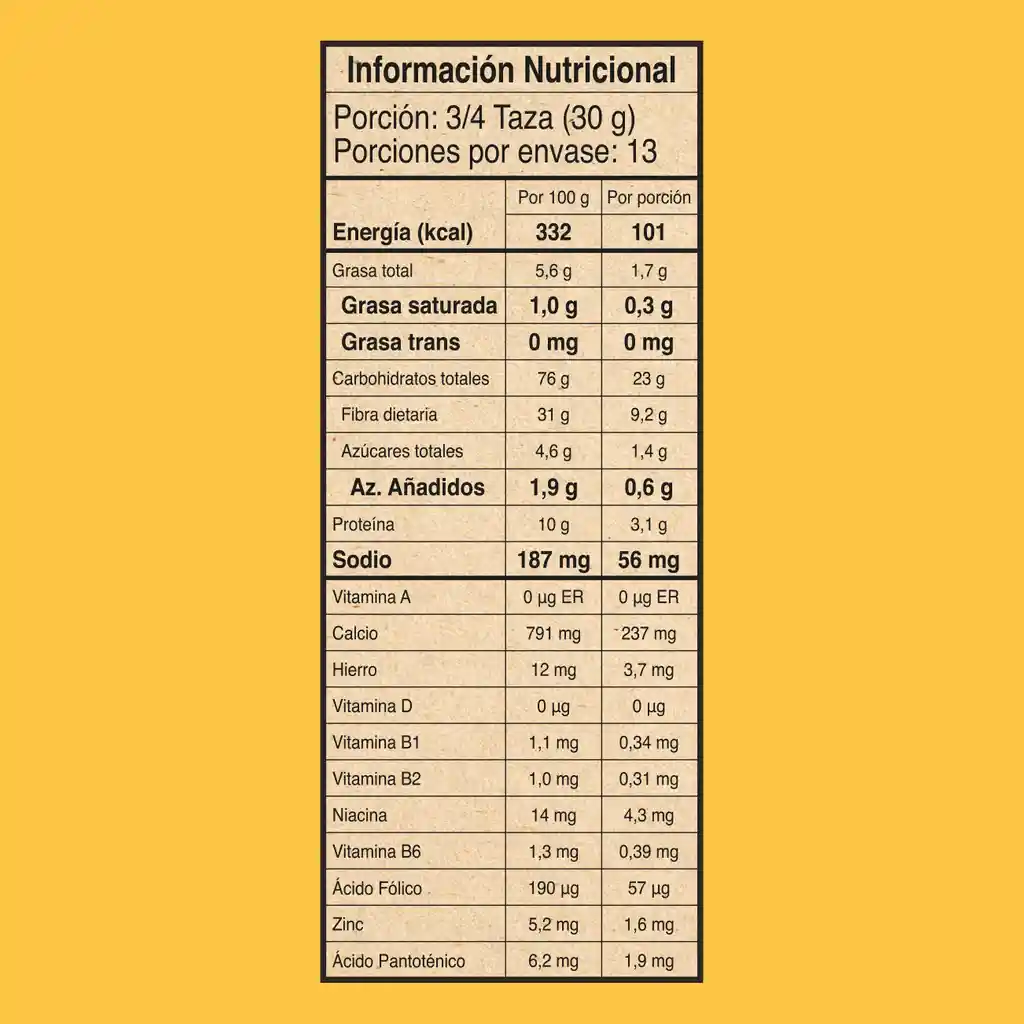 Cereal FITNESS Miel y Almendras x 390g