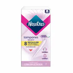 Nosotras Tampones con Aplicador Regular Sensiti-V