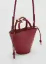 Bolso P Meti Burdeos Talla 99 Mujer Mango