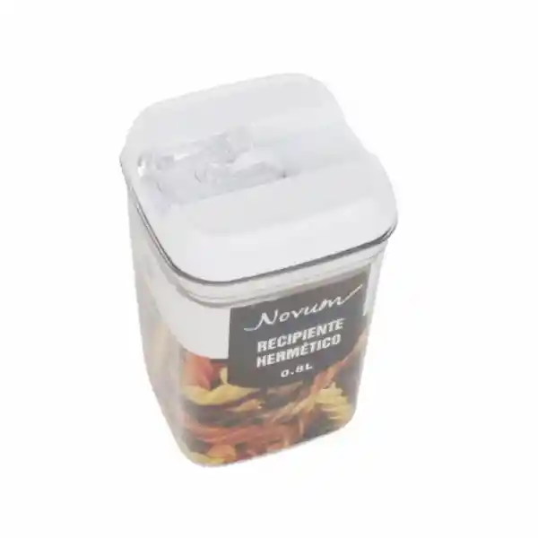 Novum Recipiente Hermetico Cuad 0 8 L RE17-1116BM