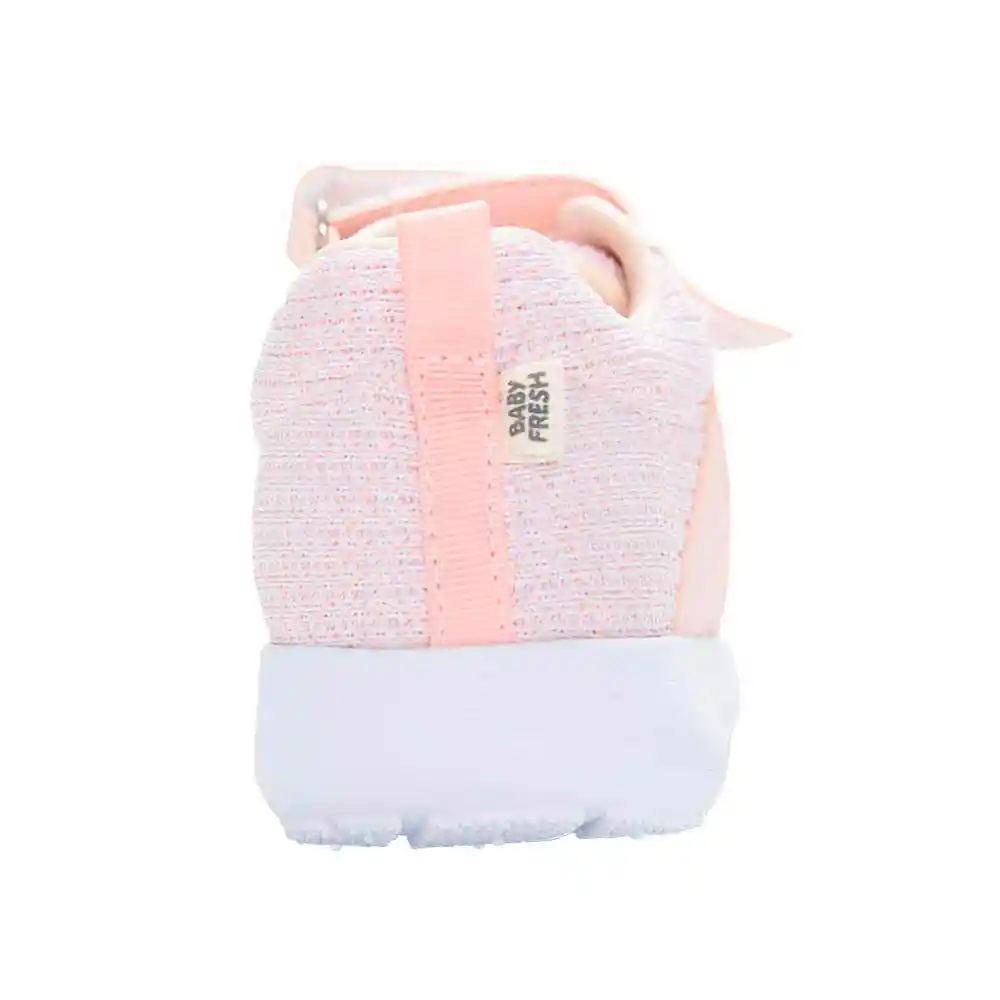 Tenis Elaborado en Capellana 100% Poliester Bebita Liso Ani Talla 25 Rosado